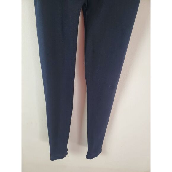 Spanx Assets Capri Leggings Small Womens Mid Rise Blue Skinny Leg Casual Bottoms - Picture 4 of 5